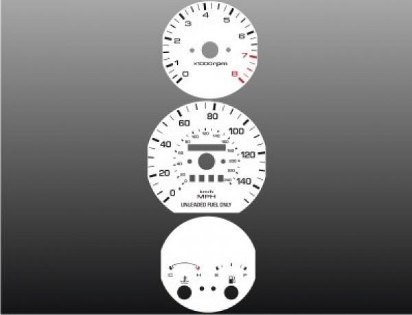 White Face Gauges for 1993-1997 Mazda 626 MX-6 | eBay