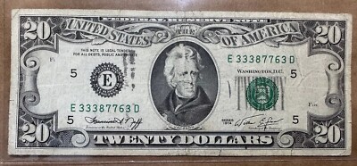 1974 OLD $20 BILL FANCY SERIAL NUMBERS RARE | eBay