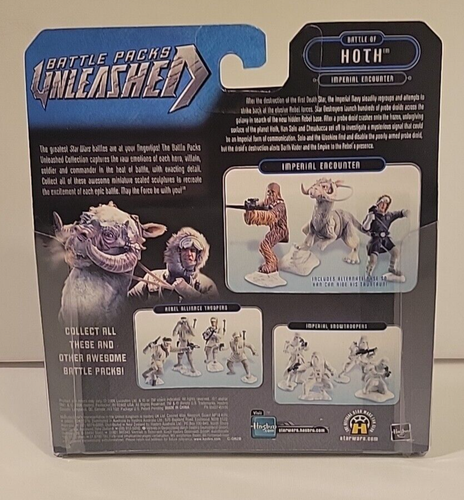 Star Wars Battle Packs Unleashed TESB Hoth "Imperial Encounter" Figures - Picture 2 of 6