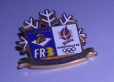 Pin's Antenne 2 / FR3 – Radiodiffuseurs – JO Albertville 1992