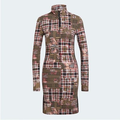 adidas Originals Her Studio London Elise Zip Dress Langarm Kleid Vintage H20461