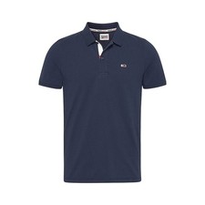 Image of Tommy Jeans Mens Collared Slim Polo Shirt  GT18598