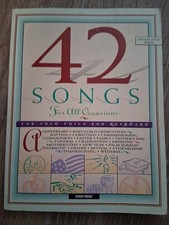 42 Songs For All Ocassions. Solo Voice And Ke...
