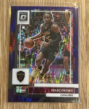 2022-23 Panini Donruss Optic Isaac Okoro Purple Shock Prizm Holo #86