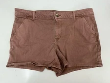SO Womens Juniors Shorts Size 17 Brown Chino Short