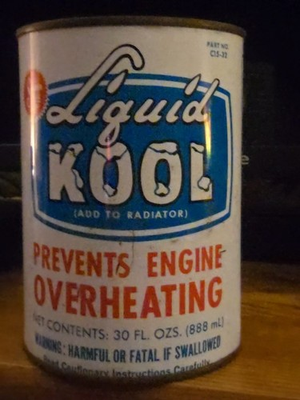 #ad Vintage Liquid Kool New Never opened Engine Coolant $31.00