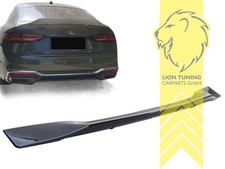 Hecklippe Spoiler Heckspoiler Kofferraum Lippe für Audi A5 S5 RS5 F5 Coupe schwa