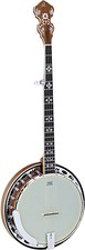 Ortega Guitars Falcon Series Banjo 5-string Burl Walnut Resonator OBJ550W-SNT