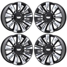 22 Cadillac Escalade Gloss Black Exchange Wheels Rims Factory Oem 4740 2015-... 22 Cadillac Escalade Gloss Black Exchange Wheels Rims Factory Oem 4740 2015-...
