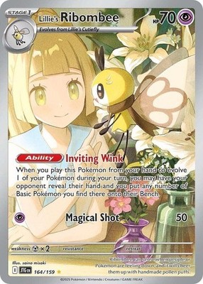 Lillie's Ribombee 164/159 Sv09: Journey Together Holo