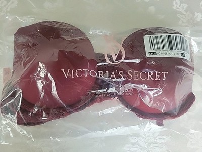 Victoria's Secret Sexy Tee Smooth Lacie Push-Up BraSize 38C Color  Sangria Red