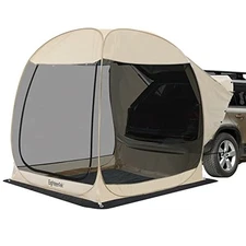 EIGHTEENTEK SUV CAR CAMPING TENT POP UP VERSATILE SHELTER TENT BEIGE