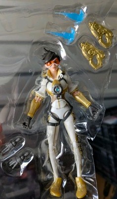 Blizzard Overwatch Ultimates White TRACER (Posh) 6'' Figure Loose