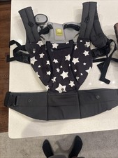 L LL BABY Complete 6-in-1 Baby Mesh Carrier Airflow Pockets - Black