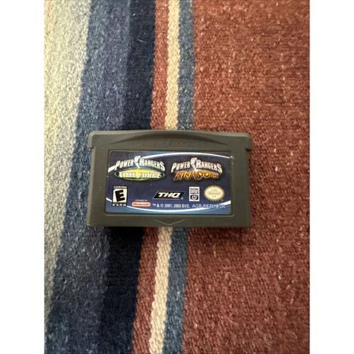 Power Rangers Double Pack: Ninja Storm & Time Force, Genuine Tested (GBA)