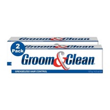 Groom  Clean Hair Control Cream 4.5 Oz Pack of 2 - Mens Hair Styling Cream