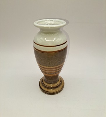 Vintage Japanese Glazed 6 x2.75'' Bud Vase Browns Landmark Designs