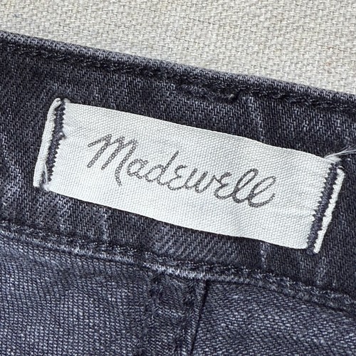 Jeans Madewell donna taglia 27 il perfetto vintage gamba larga vita alta nero elasticizzato - Foto 7 di 10
