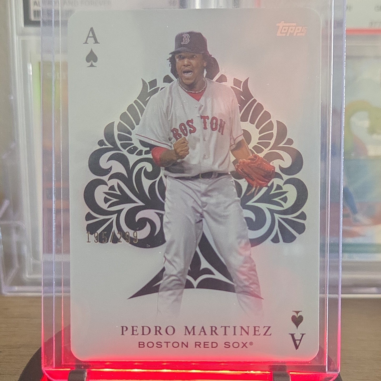 2023 Topps Series 1 All Aces Pedro Martinez #AA-5 - BLACK /299 - RED SOX -HOF