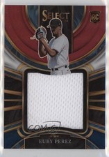 2023 Panini Select Rookie Jumbo Swatch Tri-Color Prizm 7/49 Eury Perez 0w8