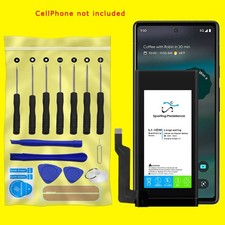 Long Lifespan 4500mAh Battery Screwdriver Tool Set for Google Pixel 6a Cellphone
