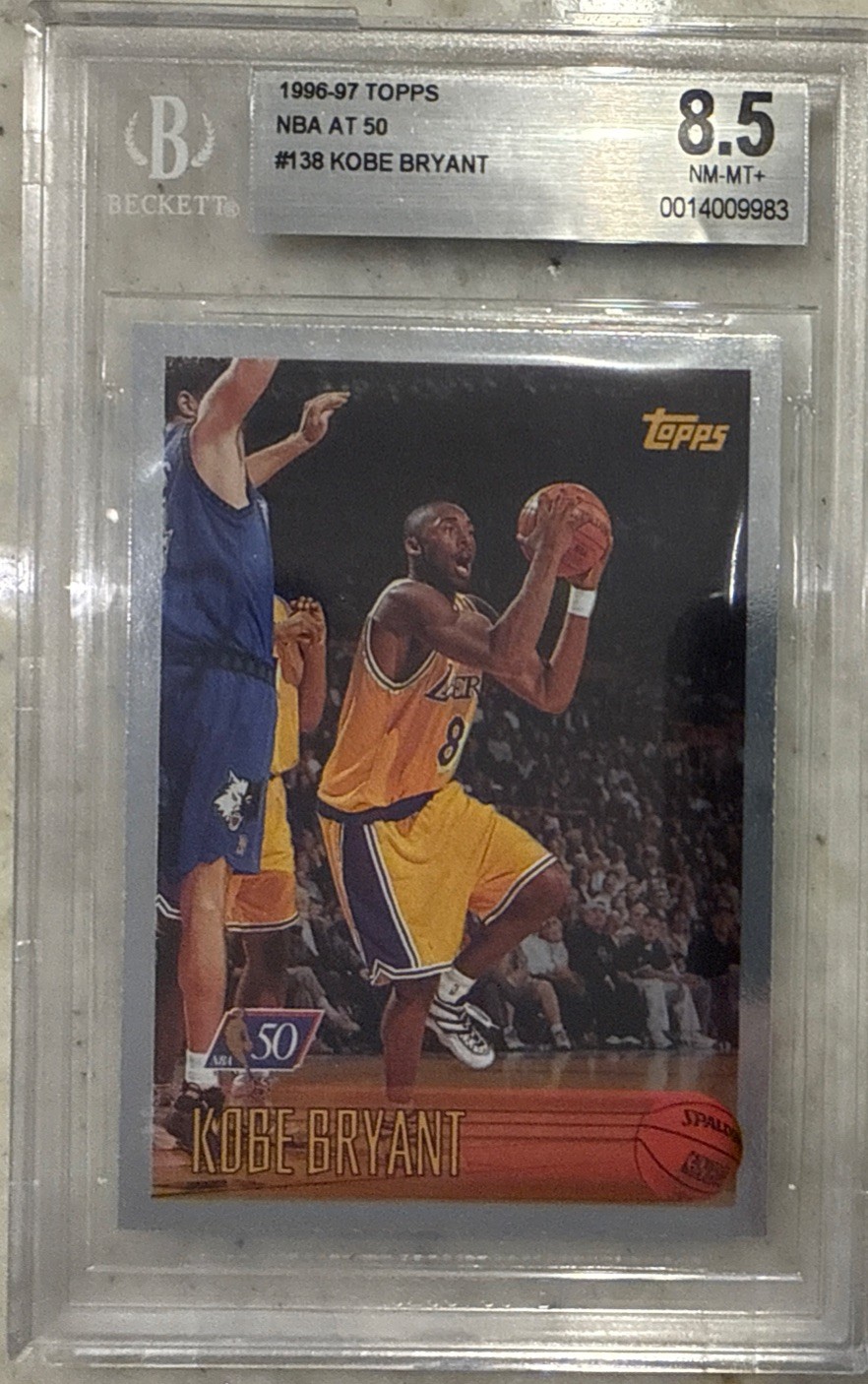 Kobe Bryant 1996 Topps #138 NBA at 50 Price Guide - Sports Card