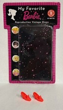 2009 New Mattel My Favorite Barbie Reproduction Shoes New Orange Pair Pilgrim