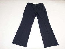 Talbots Women's Heritage Dress Pants Size 10 Petite Navy Blue 28" Inseam Trouser