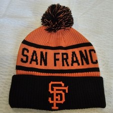 Fanatics San Francisco Giants Beanie Cap Hat Pom Pom Embroidered MLB