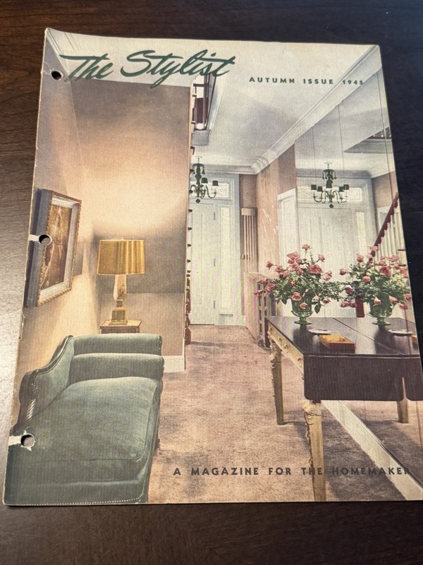 1945 THE STYLIST magazine Grand Rapids Furniture MI HERSHEY Department Store PA 