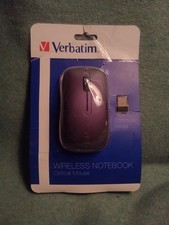 Verbatim Wireless Notebook Optical Mouse - Blue - 99766 w/ 2.4 GHz USB dongle