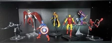 Marvel Legends Lot Of 7 Figures With 6 Stands Included