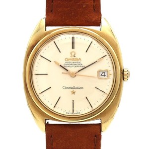 Authentic Omega Constellation Chronometer GP Gold-Plated 35mm Used