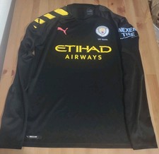 Manchester City 19/20 L/S Away 125th Anniversary Puma Jersey Size Men's Medium