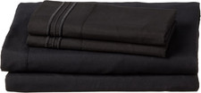 Luxury 1800 Thread Count Deep Pocket Sheet Set - Soft Microfiber Bedding, 6 Pack