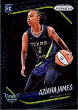 Aziaha James 2025 WNBA Prizm Base Rookie Card #83 - Wings