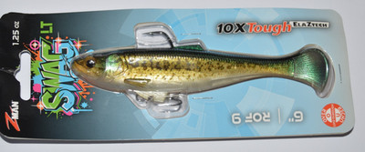 z-man zman swag LT 6''  1.25oz swimbait rate of fall-9  baby bass