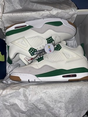 Nike SB Air Jordan 4 Retro SP Pine Green White/Green Men's Mid Top Sneakers