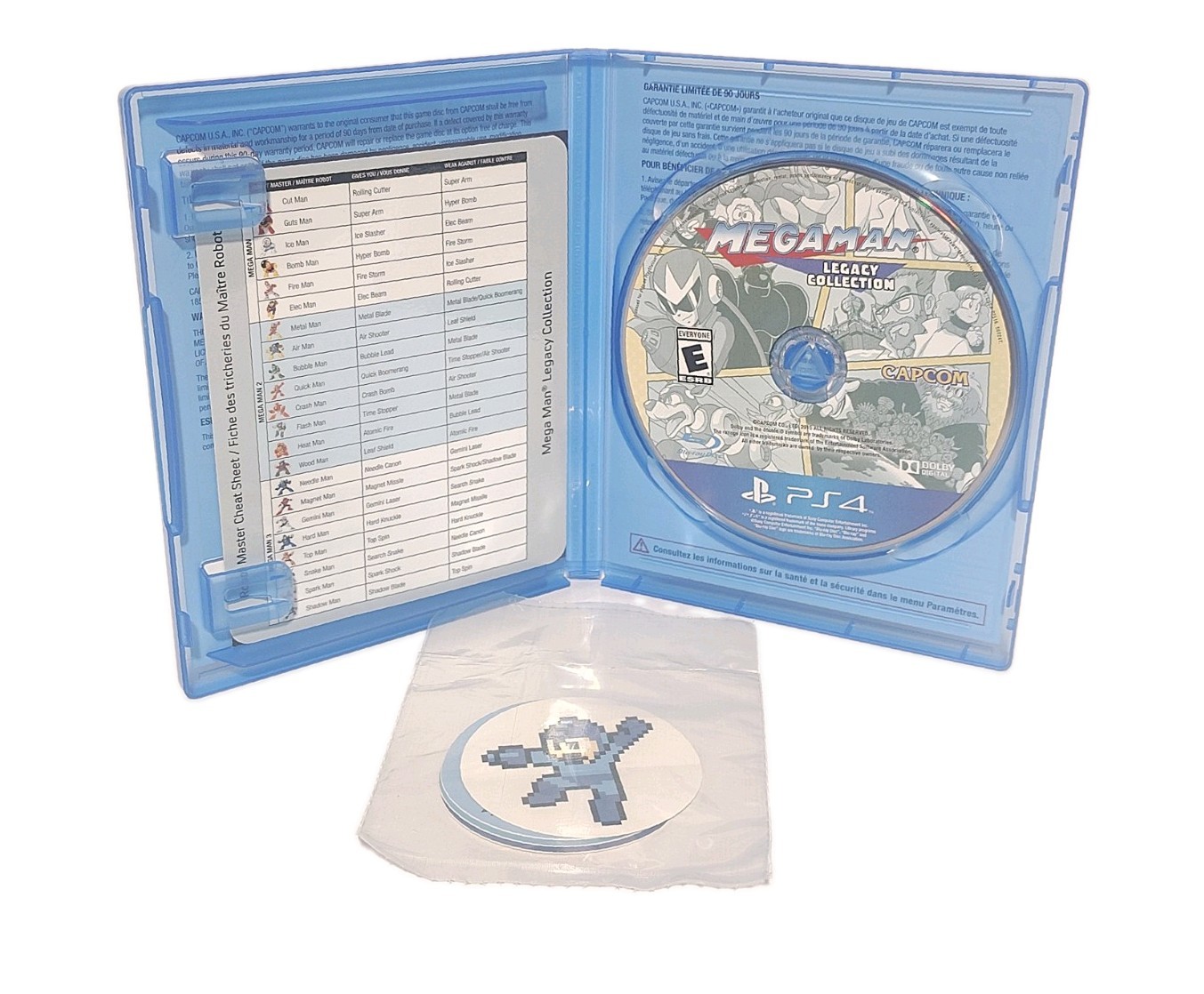 Mega Man Legacy Collection for PlayStation 4  New Stickers Incl