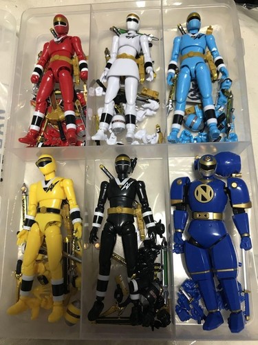 Figurines SHODO SUPER Ninja Sentai Kakuranger Bandai – Collection Super Sentai / Power Rangers, Neuves Sous Blister