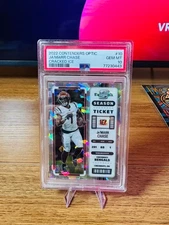 2022 Ja'Marr Chase Contenders Optic Rare Cracked Ice PSA 10 7/22