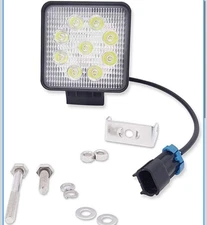  27W Plug & Play Rear Reverse LED Light Bar Kit w/Back-up Brackets Hardware 