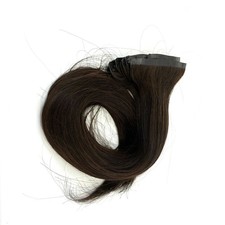 Glam Seamless Invisi-Clip Hair Extensions 1B Off Black 7 Wefts 16" 140g NWOT