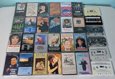 Cassette Tapes Mixed Lot Of 30 Various Artists Vintage