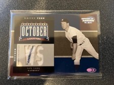 RARE 2004 Donruss Whitey Ford Yankees October Legends World Series Pants 15/25