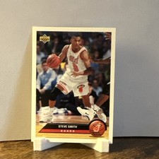 Upper Deck 1992-93 McDonald's Steve Smith Miami Heat #P24 Rookie NBA Card. rookie card picture