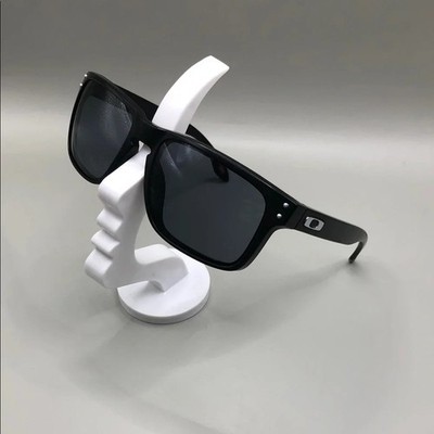 Oakley Holbrook oo9102 e855 sunglasses matte black FLAWS read Unisex 