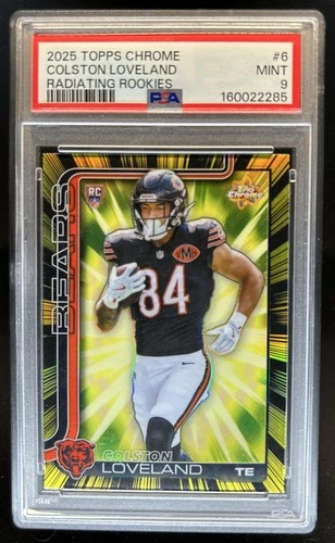 2025 Topps Chrome Colston Loveland Base (PSA 9)