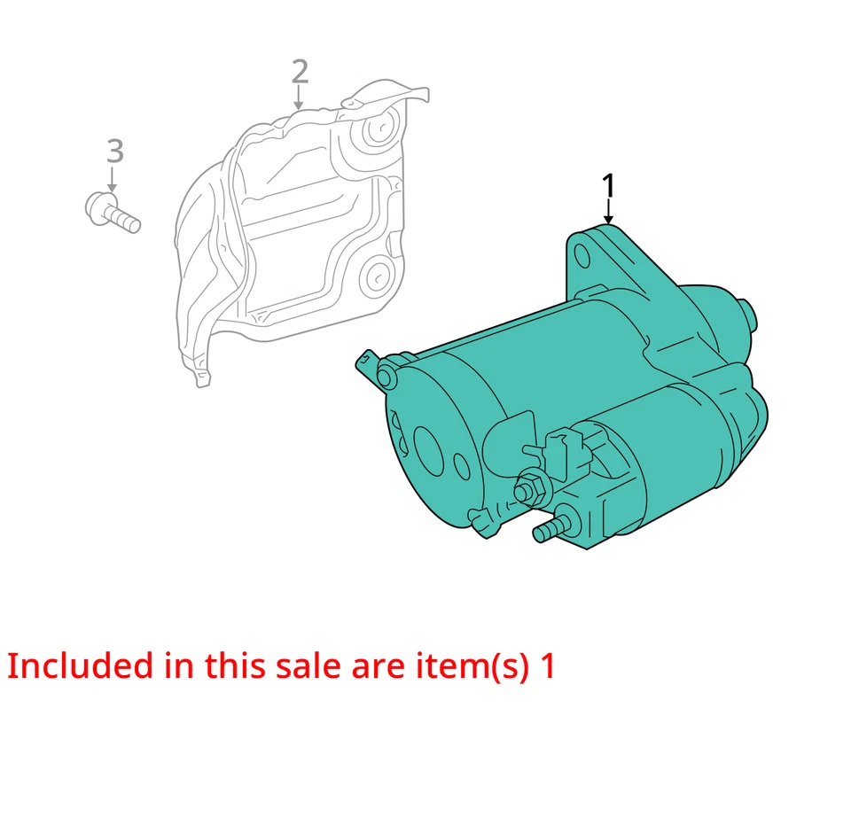 Starter Motor 1.6kw Fits 10-19 TUNDRA 2174530 Foto 3 de 4