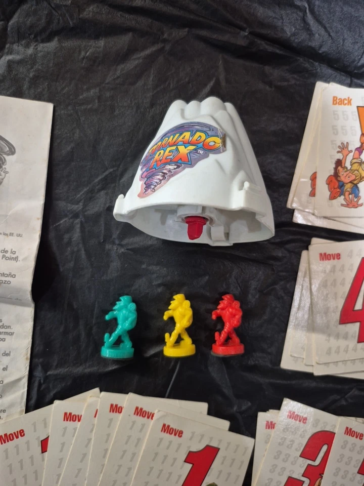 TORNADO REX Parker Brothers 1991 board game Parts Lot - Image 3 of 4